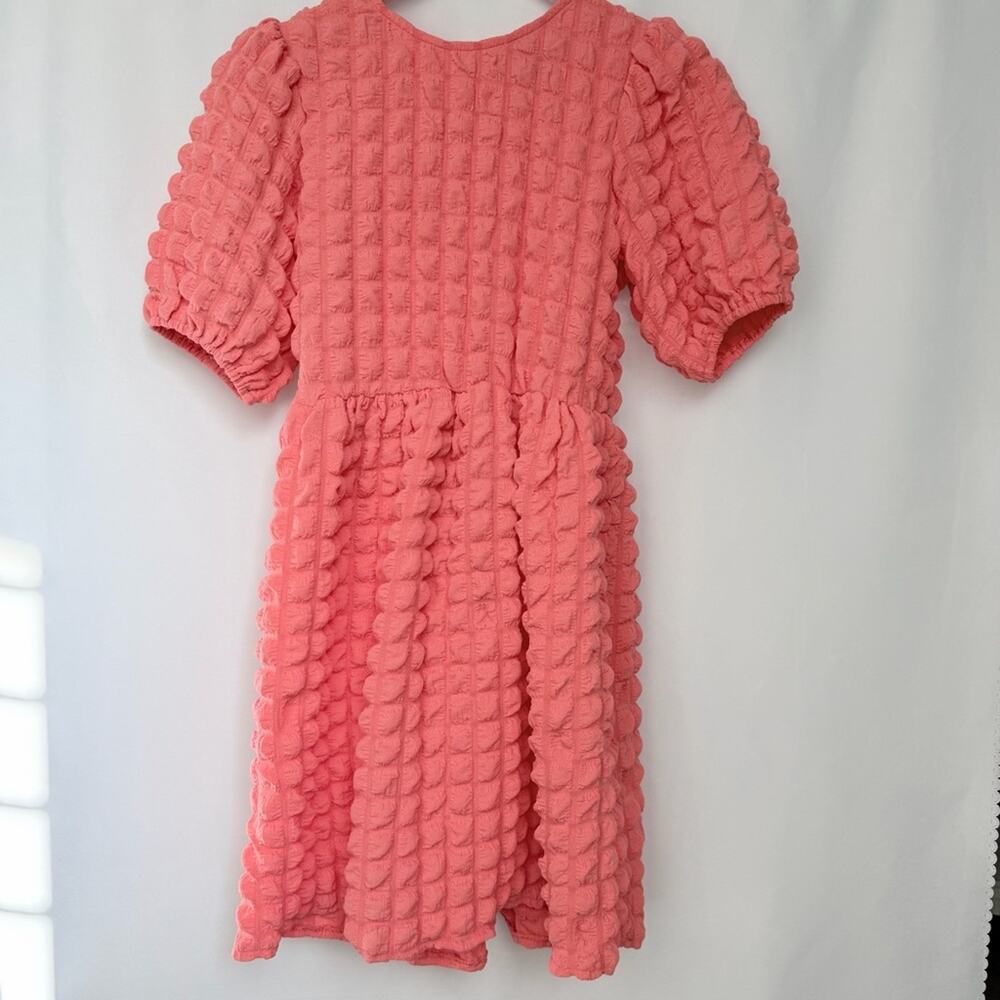 Forever 21 Coral Textured Mini Dress, Women’s Small